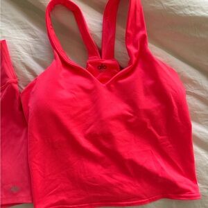ALO Yoga Women's Vibrant Pink Sports Bra